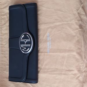 Michael Kors Collection black clutch